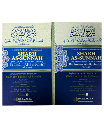 Sharh As-Sunnah by Imam Al-Barbahari (2 Volume Set) – Classical Aqeedah Text with Authentic Commentary
