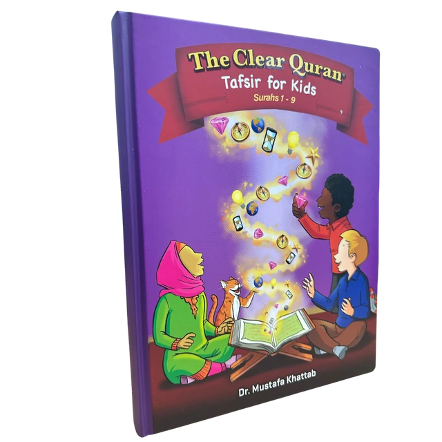Clear Quran Tafsir for Kids- Arabic&English Text Dr. Mustafa Khattab- Hard Cover