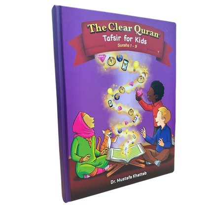 Clear Quran Tafsir for Kids- Arabic&English Text Dr. Mustafa Khattab- Hard Cover