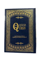 Coran Sahih International, texte arabe, traductions et notes en anglais, grand format relié.