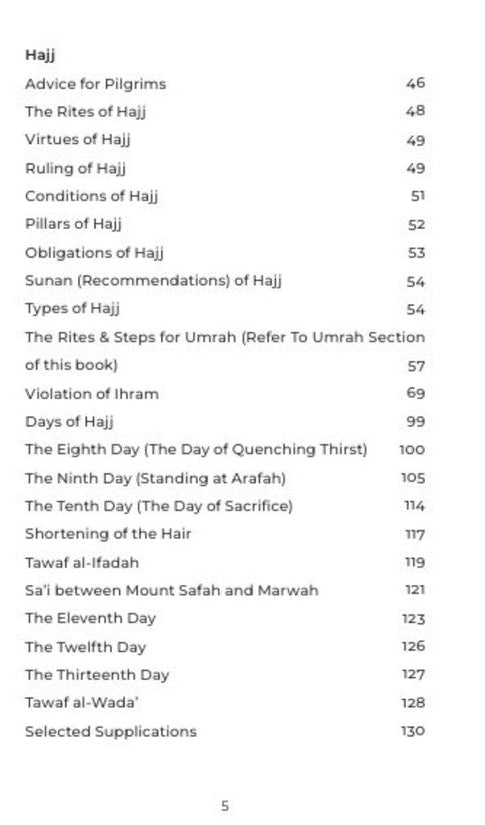 Illustrated Guide | Step-by-Step Hajj and Umrah Book with Duas & Instructions