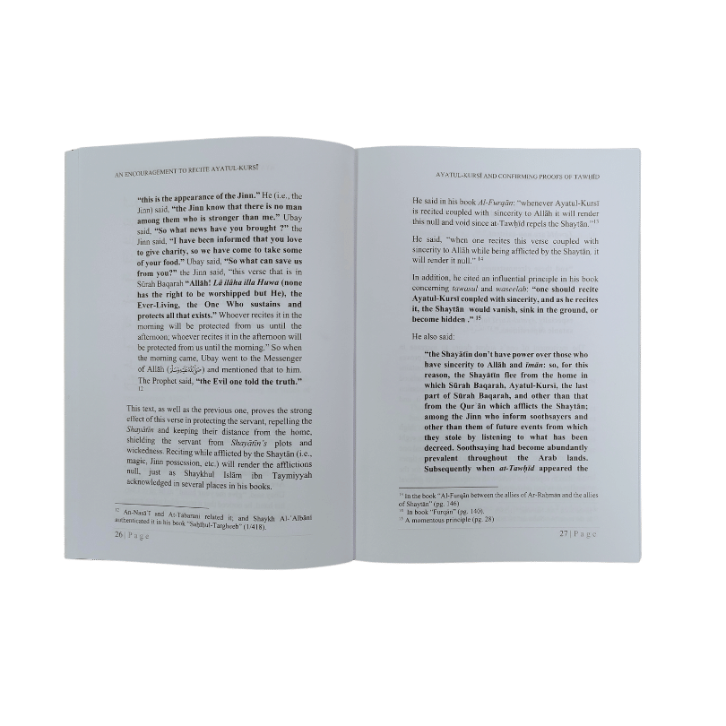 Ayatul-Kursi and Confirming Proofs of At-Tawheed — Paperback by Shaykh Abdur Razzaq