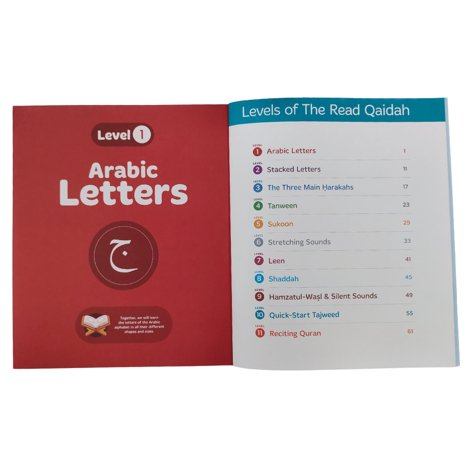 The Read Qaidah – Madinah Script (Soft Cover) | Beginner-Friendly Qur’an Reading Guide