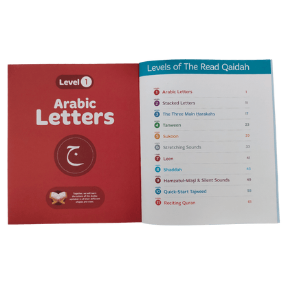 The Read Qaidah – Madinah Script (Soft Cover) | Beginner-Friendly Qur’an Reading Guide