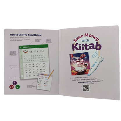 The Read Qaidah – South Asian Script (Soft Cover) | Learn Qur’an Reading Step by Step