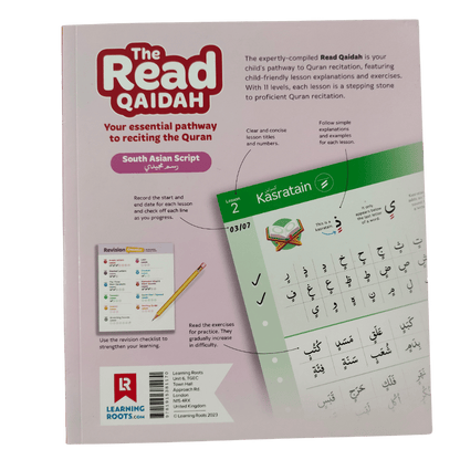 The Read Qaidah – South Asian Script (Soft Cover) | Learn Qur’an Reading Step by Step