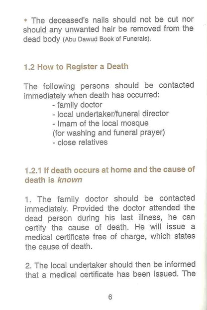 What to Do When a Muslim Dies | Islamic Funeral Guide Book by Noorejehan Bint Faqir Seedat-islamicbrands