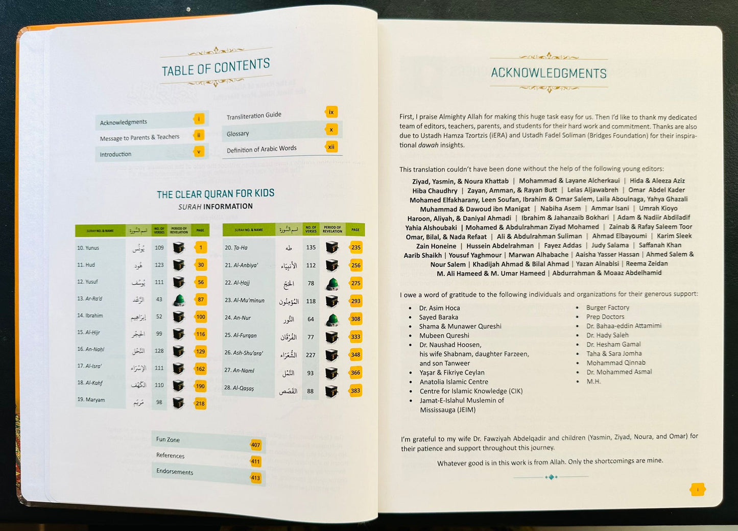 The Clear Quran Tafsir for Kids – Surahs 10–28 | Arabic Text Hardcover | Dr. Mustafa Khattab