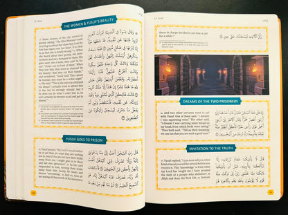 The Clear Quran Tafsir for Kids – Surahs 10–28 | Arabic Text Hardcover | Dr. Mustafa Khattab