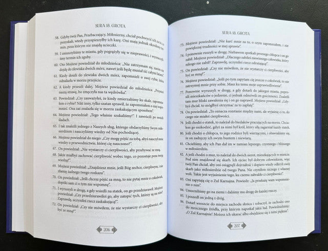 Polish Quran Translation Hardcover 14x21cm | Koran in Polish Language