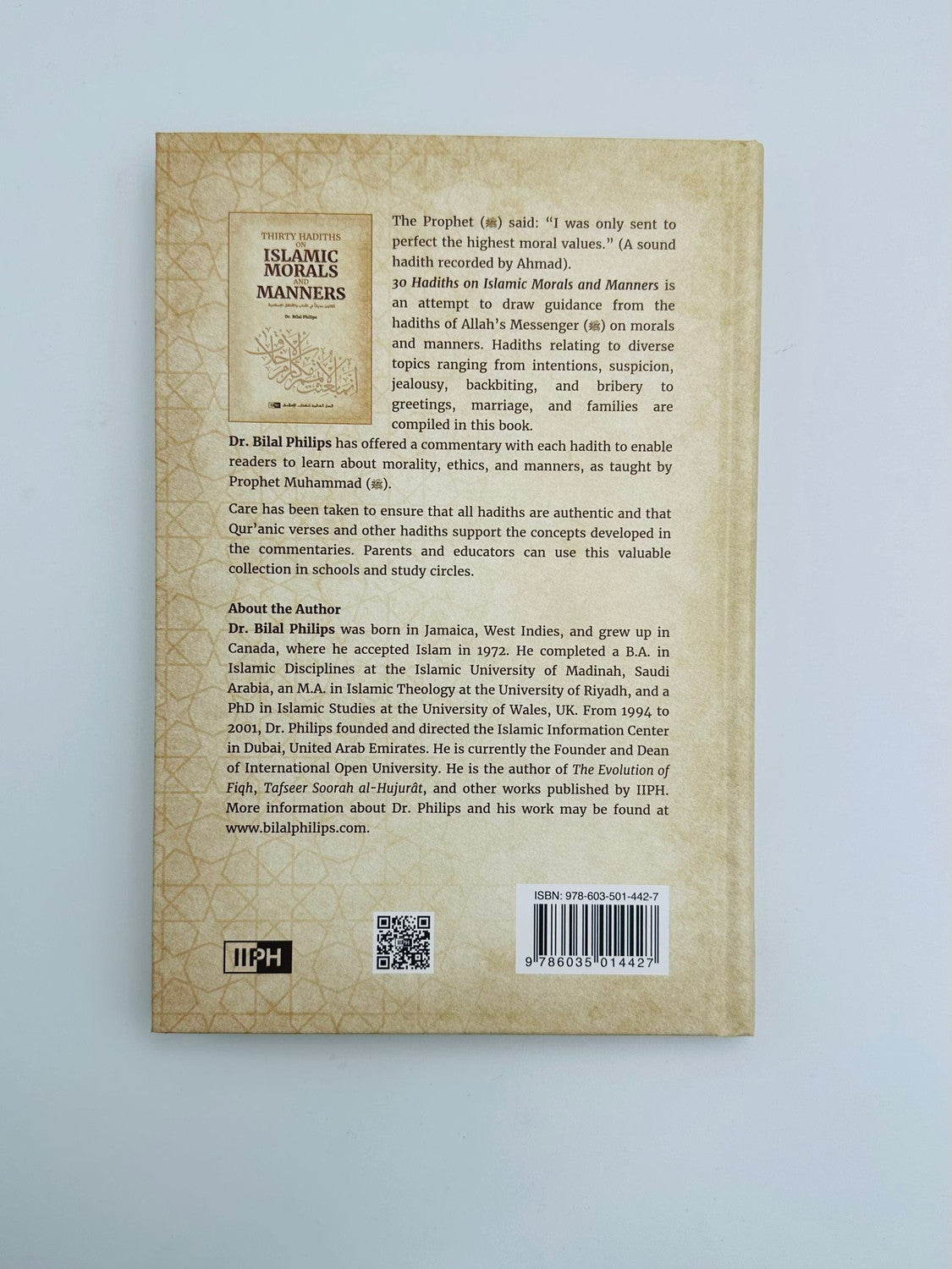Thirty Hadiths on Islamic Morals and Manners – Dr. Bilal Philips | Authentic Islamic Guide to Character & Ethics (Hardcover)