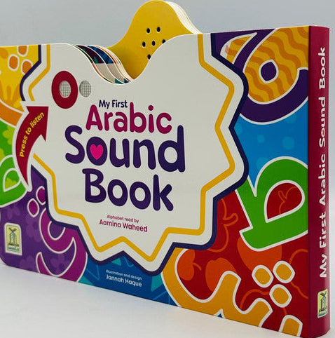 My First Arabic Sound Book with Voice Recording | Interactive Audio Learning Book for Kids