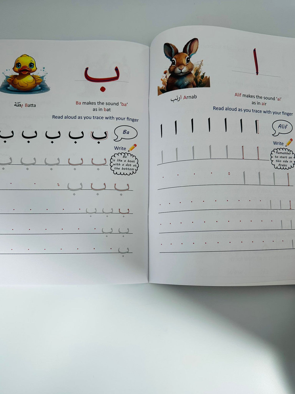 My First Arabic Alphabet Handwriting Book | Learn to Write Arabic Letters for Kids