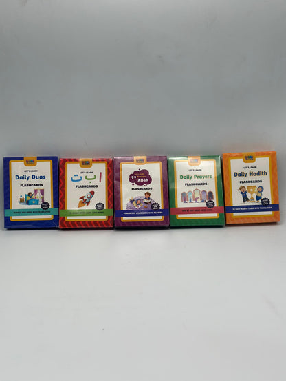 Flashcards Bundle (Set of 5 Flashcard Packs) – Islamic Learning  for Kids