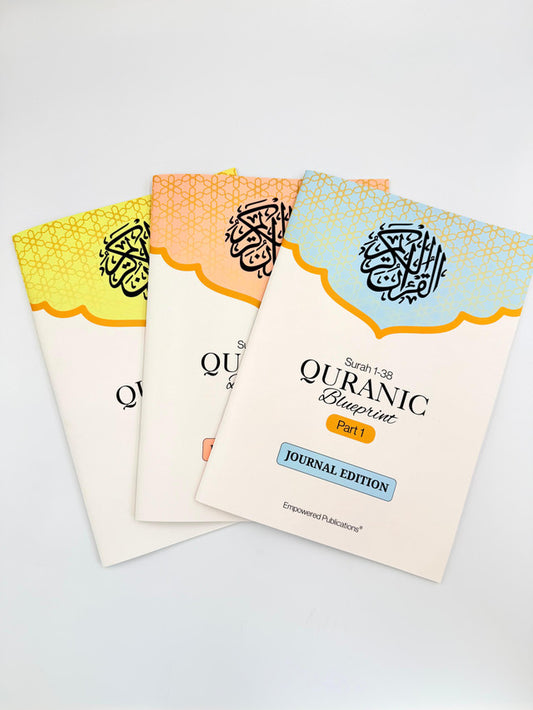 Quranic Blueprint – Journal Edition | Reflect, Memorize & Connect with the Qur’an | Empowered Publications