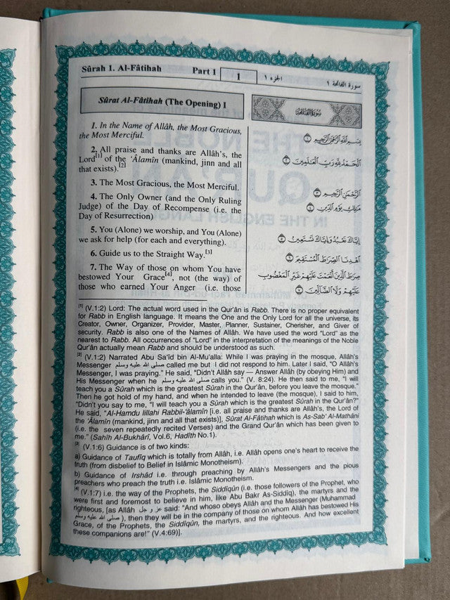 The Noble Qur’an with Arabic Text & English Translation – Authentic Quran by Hilali & Muhsin Khan