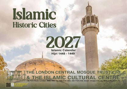 2027 Islamic Calendar | Hijri 1448-1449 with Prayer Times & Historic Cities