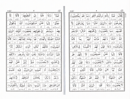 Word-by-Word Quran with Urdu Translation by Dr Farhat Hashmi – Hardcover (2 Volume Set)