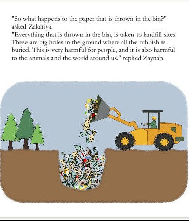 Zaynab and Zakariya Learn to Recycle – Islamic Children’s Book on Environmental Care
