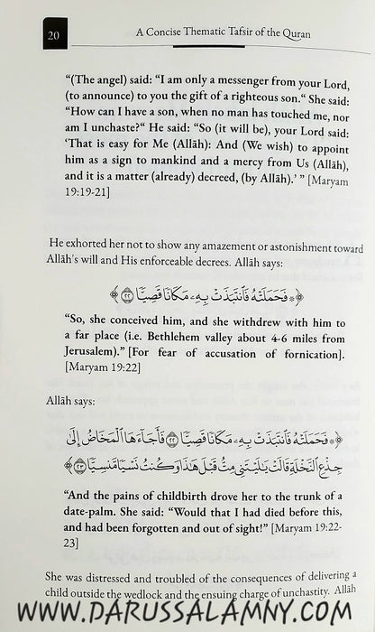 A Concise Thematic Tafsir of the Quran – English/Arabic Islamic  Commentary for Deeper Understanding of Divine Themes