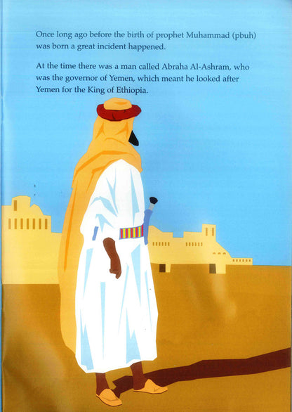 Abraha and His Army of Elephants – Children’s Islamic Story on the Miracle of Surah Al-Fil by Shazia Nazlee | Message Of Islam (S/C, 12 Pgs, 17 × 22 cm)