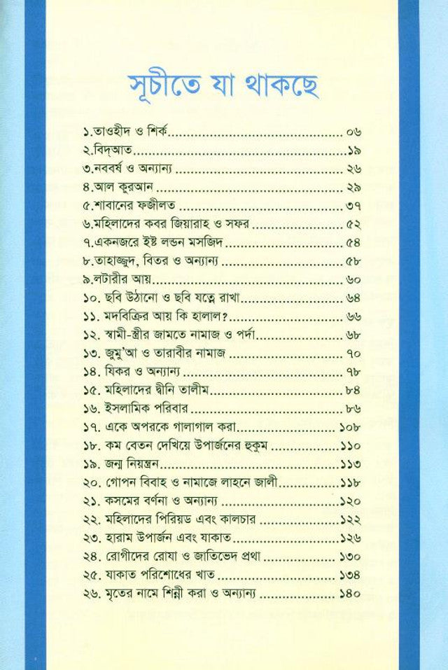 Question and Answer in the Light of Quran and Sunnah Bangla book|Muhammad Abul Hasain Khan