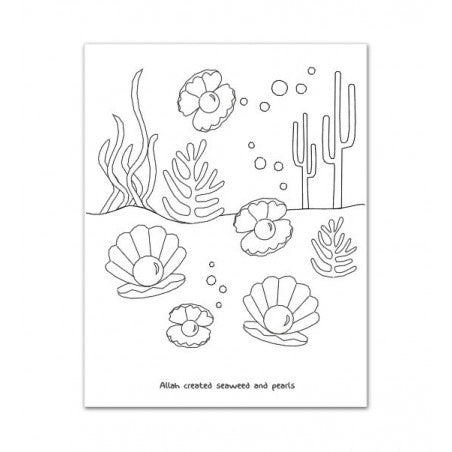 Allah Created Everything – Islamic Colouring Book for Kids with Fun Learning Activities