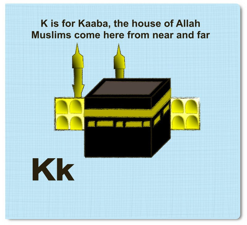 Made by Allah ABC Alphabet Book – Islamic Alphabet Learning Book for Muslim Kids