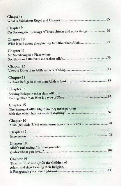 An Explanation of Muhammad ibn Abd al-Wahhabs Kitab Al-Tawhid by Allama Abd-Rahman Al-Sadi