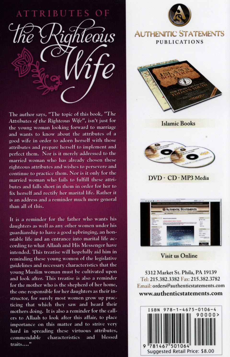 Attributes of the Righteous Wife