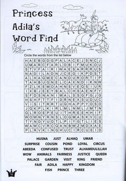 Princess Aziza Coloring & Activity Book – Princess Series for Kids | Fun Activities, Halal Entertainment & Positive Values