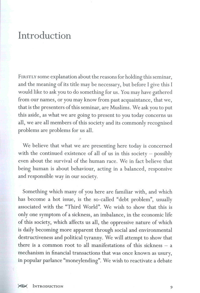 Banking-The Root Cause of Global Injustice — Islamic Critique of Usury