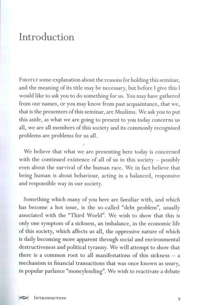 Banking-The Root Cause of Global Injustice — Islamic Critique of Usury