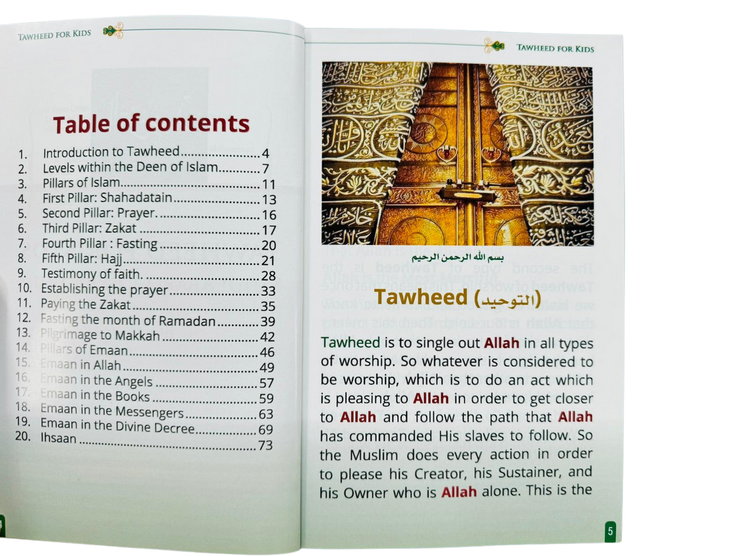 Tawheed For Kids | curriculum for primary school children complete set