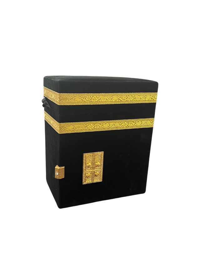 30 Juz Quran in Velvet Kaaba Box – 9-Line Uthmani Script Premium Set