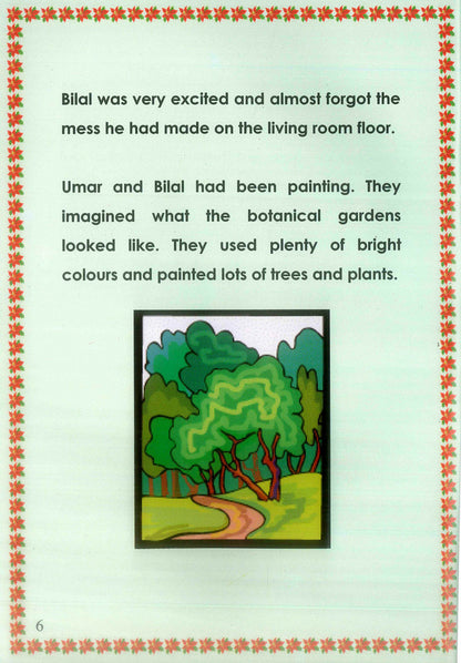 Bilal’s Day Out to the Botanical Gardens – Islamic Children’s Story by Samia Ahmed | Message Of Islam (Softcover, 48 Pages)