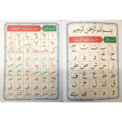 Al Qaida Nooraniah Large & Small | Learn Quran Reading in Arabic Uthmani Script for Beginners