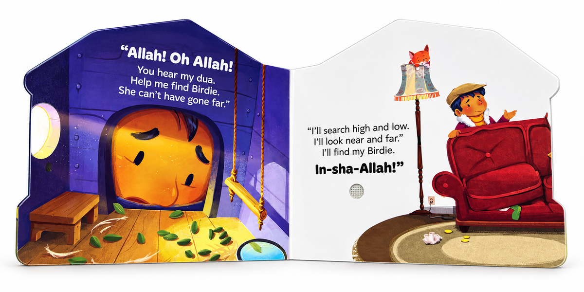 Allah Hears You and Me Sound Book | Interactive Islamic Children’s Book
