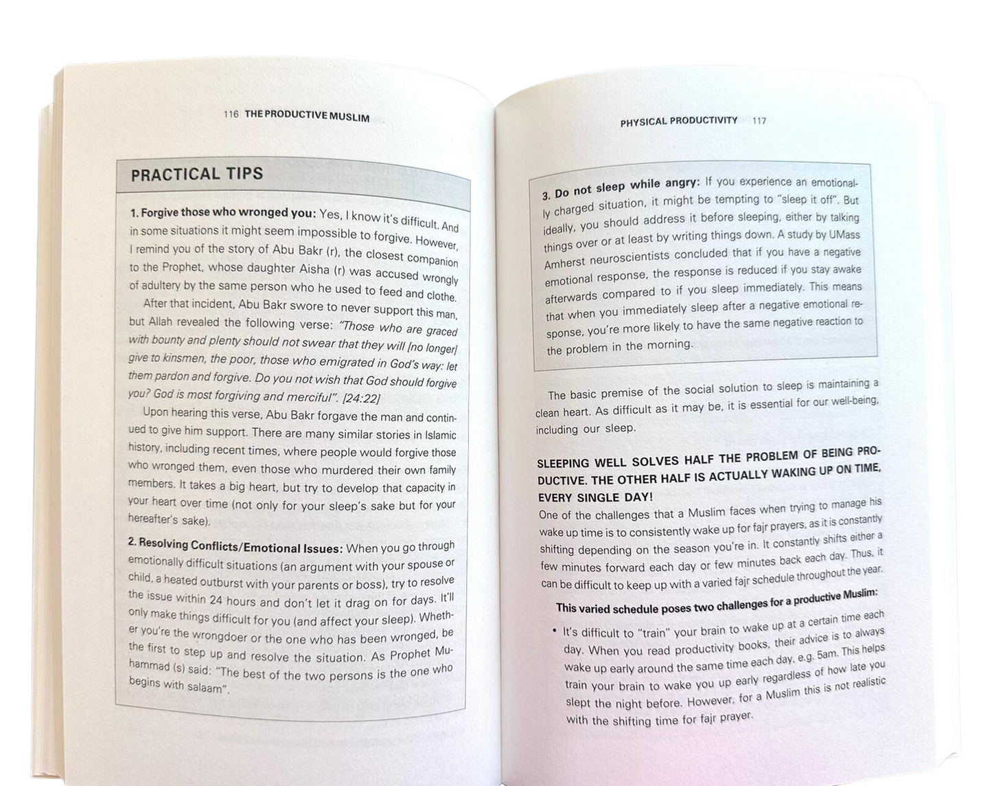Islamic Productivity Books – The Barakah Effect & The Productive Muslim by Mohammed Faris