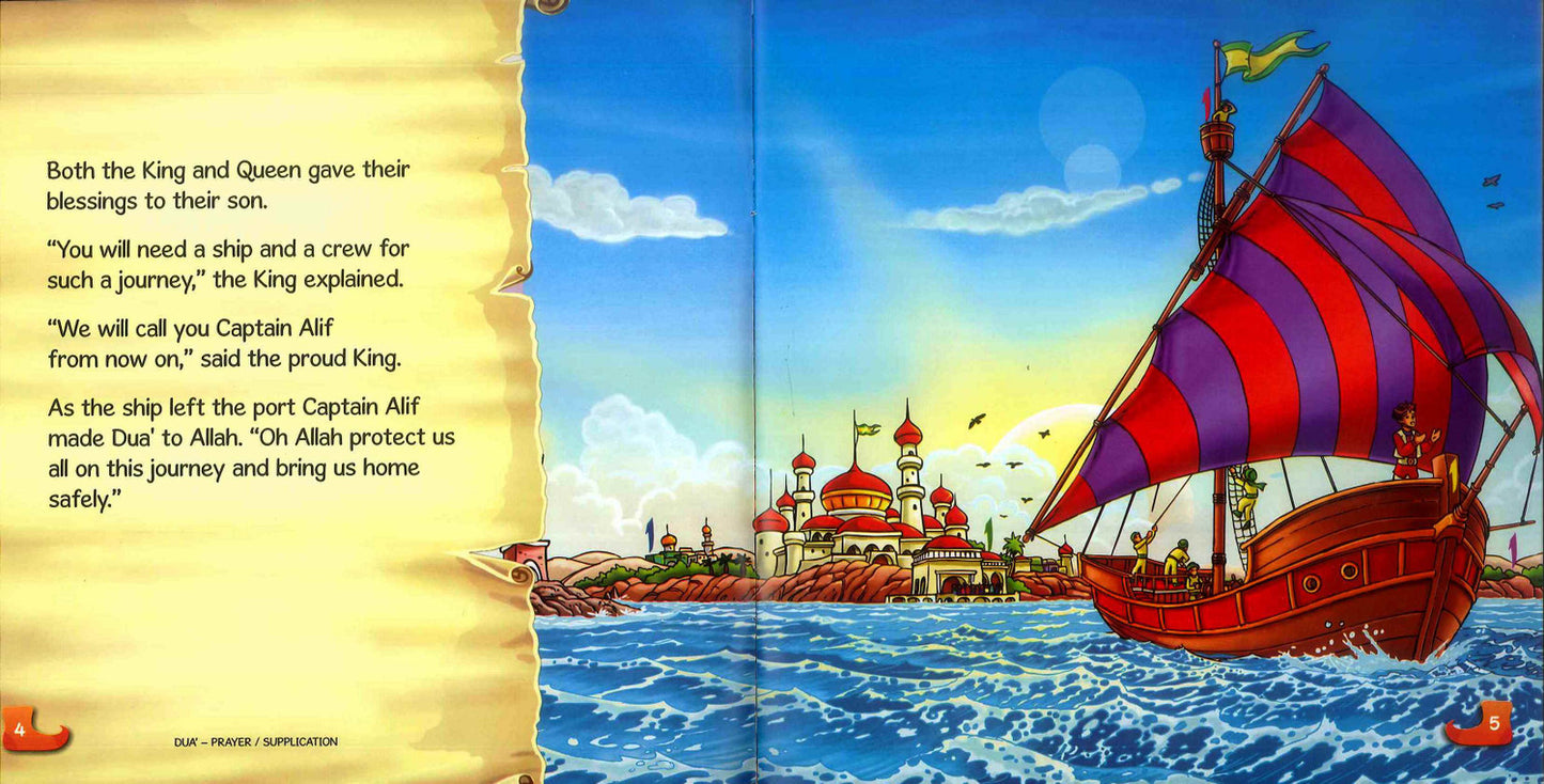 Captain Alif and the Stormy Sea – Islamic Adventure Storybook for Children