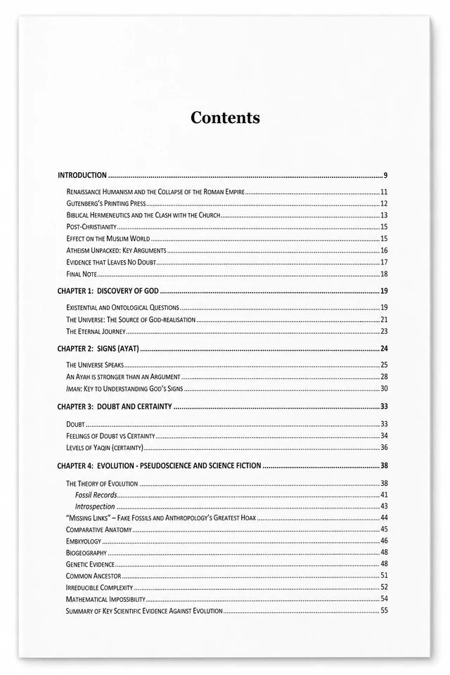 God: There Is No Doubt – Evidence, Certainty & The Search for God | Islamic Book | Atheism, Science & Faith