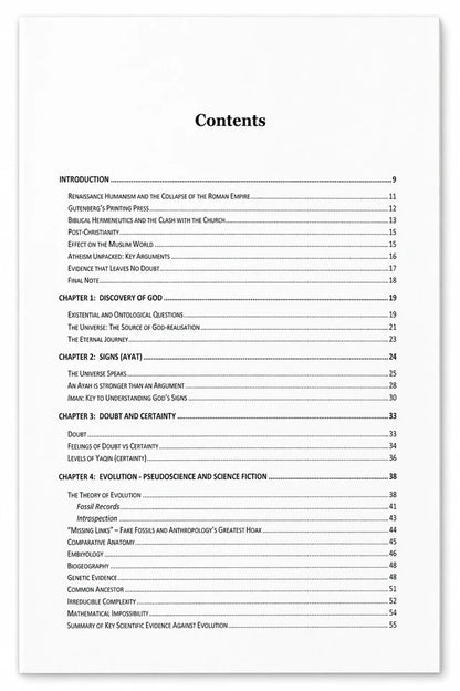 God: There Is No Doubt – Evidence, Certainty & The Search for God | Islamic Book | Atheism, Science & Faith