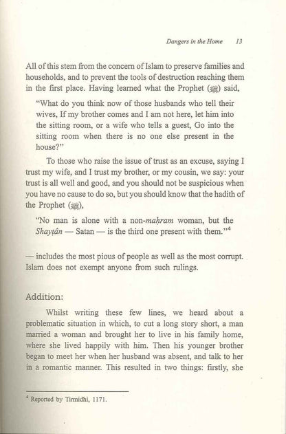 Dangers In Home by Muhammad Salih al-Munajid