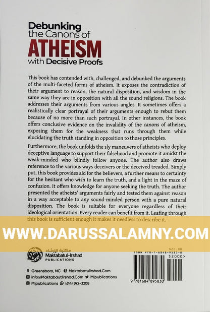 Debunking the Canons of Atheism with Decisive Proofs – Islamic Refutation  & Proofs for God’s Existence