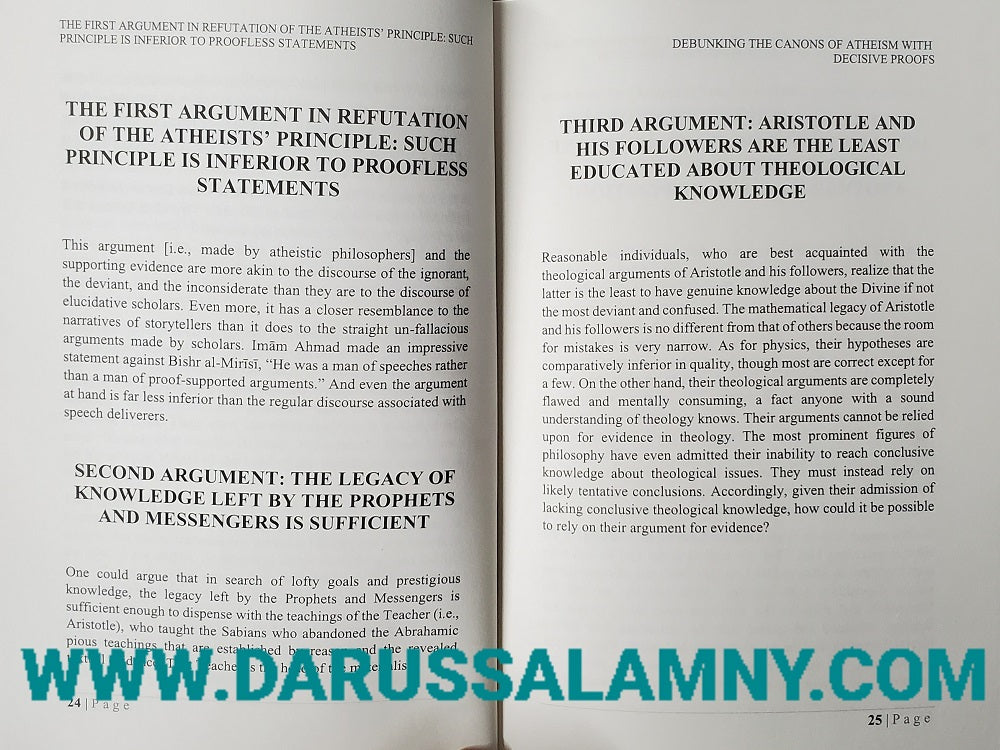 Debunking the Canons of Atheism with Decisive Proofs – Islamic Refutation  & Proofs for God’s Existence