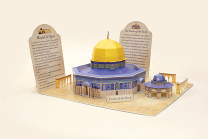 DIY Paper Craft Kit: Dome of the Rock | Interactive Islamic Architecture & History Activity for Kids