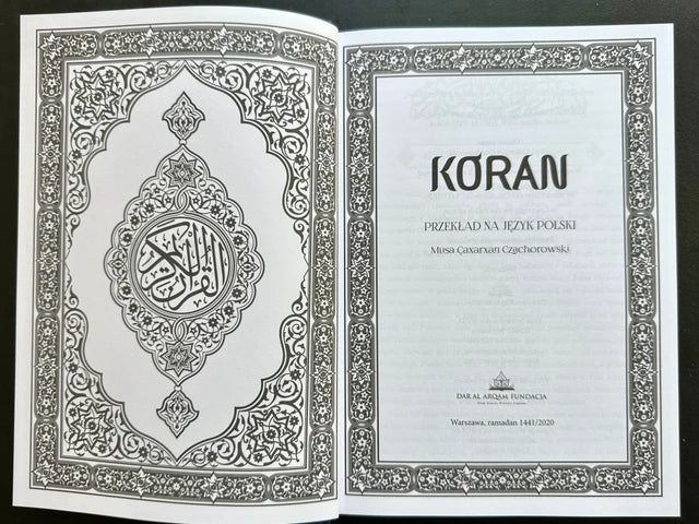Koran in Polish Translation (Polski Quran) 14x21cm – Arabic Quran with Polish Translation Hardcover