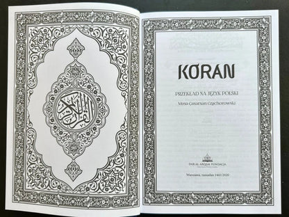 Koran in Polish Translation (Polski Quran) 14x21cm – Arabic Quran with Polish Translation Hardcover