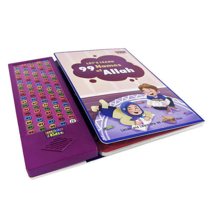 Let’s Learn 99 Names of Allah Sound Book – Imaan Kidz Interactive Islamic Sound Book