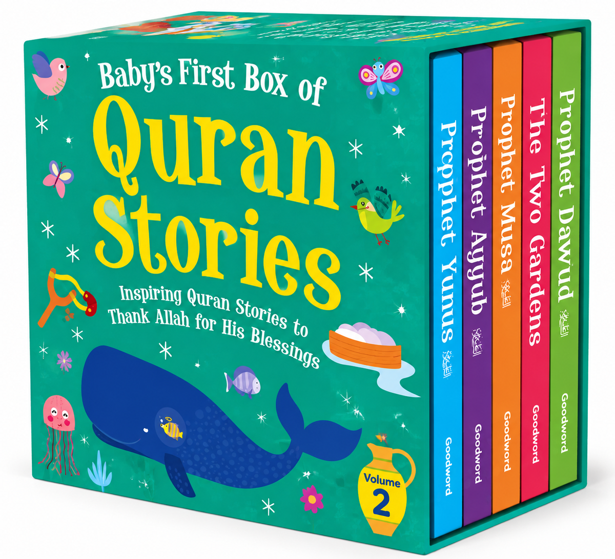 Baby’s First Quran Stories | 5 Islamic Children’s Board Books | Toddler Learning